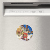 SANTA CLAUS & MRS. ANSPRUCH AUF DEN NORDEN MAGNET (In Situ (Geschirrspüler))