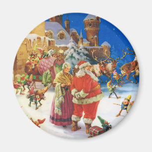 SANTA CLAUS & MRS. ANSPRUCH AUF DEN NORDEN MAGNET