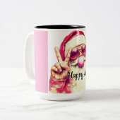 Santa Claus mug Zweifarbige Tasse (Vorderseite Links)