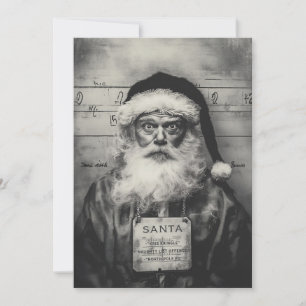 Santa Claus-Mugshot: Die unartige Liste ging schie Einladung
