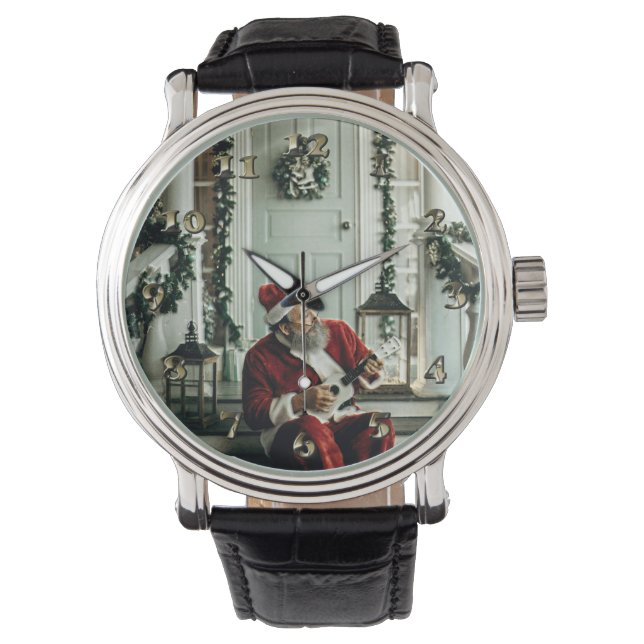Santa Claus Musik Armbanduhr (Vorderseite)