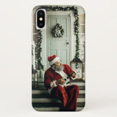 Santa Claus Musik Case-Mate iPhone Hülle (Rückseite)