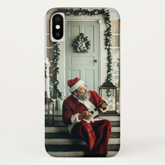 Santa Claus Musik Case-Mate iPhone Hülle (Rückseite)