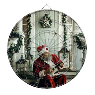 Santa Claus Musik Dartscheibe