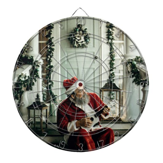 Santa Claus Musik Dartscheibe (vorne)