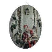 Santa Claus Musik Dartscheibe (Vorderseite Links)