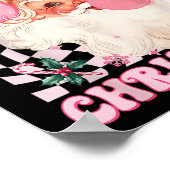 Santa Claus Nk Sungles Blowing Bubble Gum Christma Poster (Ecke)