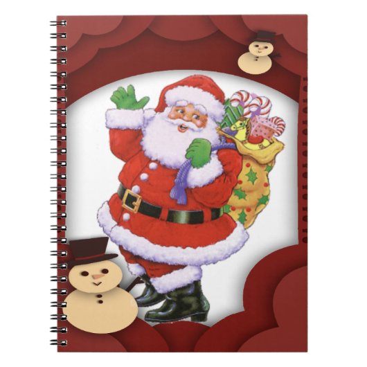 Santa Claus Notizblock (Vorderseite)
