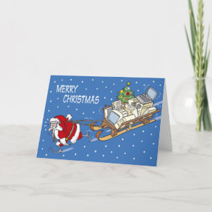 Santa Claus Nr. 04 Feiertagskarte