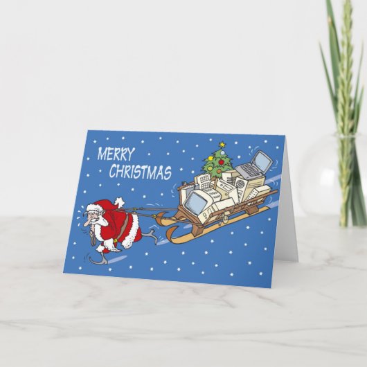 Santa Claus Nr. 04 Feiertagskarte (Vorderseite)