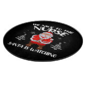 Santa Claus Nurse Schneidebrett (Ecke)