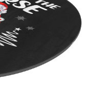 Santa Claus Nurse Schneidebrett (Ecke)