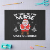 Santa Claus Nurse Seidenpapier (Basteln)