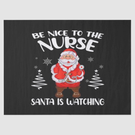 Santa Claus Nurse Seidenpapier (Vorderseite)