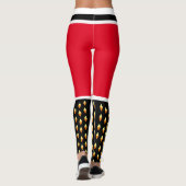 Santa Claus Nutcracker Soldier Novelty Leggings (Rückseite)
