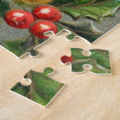 Santa Claus on a wooden horse Puzzle (Seite)