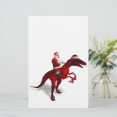 Santa Claus on Dino (Stehend Vorderseite)