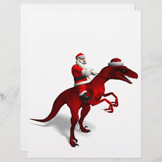 Santa Claus on Dino (Vorne/Hinten)