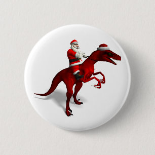 Santa Claus on Dino Button