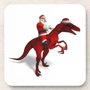 Santa Claus on Dino Untersetzer