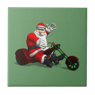 Santa Claus on Trike Fliese