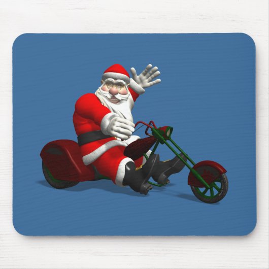 Santa Claus on Trike Mousepad (Vorne)