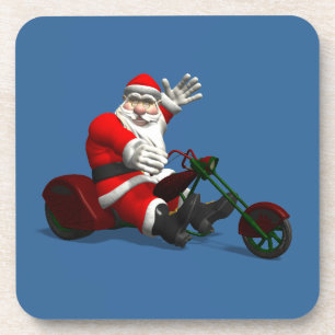 Santa Claus on Trike Untersetzer