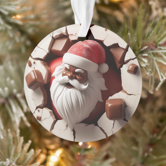Santa Claus Ornament with Festive Cheer (Baum)