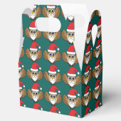 Santa Claus Owl Geschenkschachtel (Geöffnet)