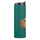 Santa Claus Owl Thermosbecher (Nach links gedreht)