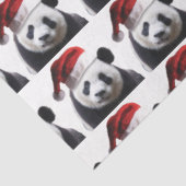 Santa Claus Panda Bear Seidenpapier (Ausschnitt)