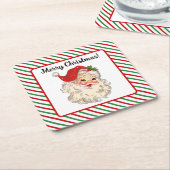 Santa Claus Papier Untersetzer (angewinkelt)