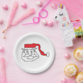 Santa Claus Papierplatte Pappteller (Party)