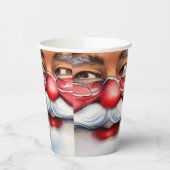 Santa Claus Pappbecher (Links)