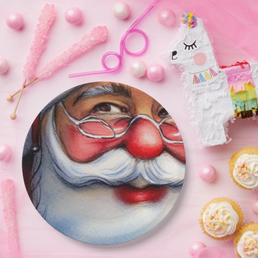 Santa Claus Pappteller (Party)