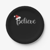 Santa Claus Pappteller (Vorderseite)