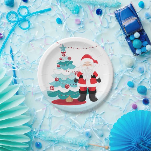 Santa Claus Pappteller (Party)