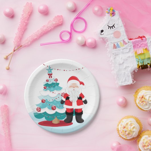 Santa Claus Pappteller (Party)