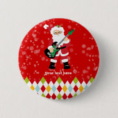 Santa Claus Party * Farbe wählen Button (Vorderseite)