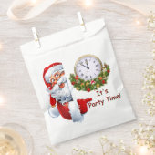 Santa Claus Party Time Geschenktütchen (Ausgeschnitten)