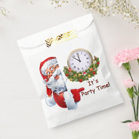 Santa Claus Party Time Geschenktütchen (Versiegelt)
