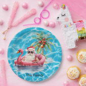 SANTA Claus Party Weihnachten im Juli Pappteller (Party)