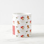 Santa Claus Pattern Frohe Weihnachten Kaffeetasse (Mittel)