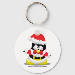 Santa Claus Penguin Schlüsselanhänger