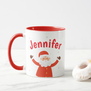 Santa Claus Personalisieren Sie Weihnachtskaffee-T Tasse