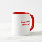 Santa Claus Personalisieren Sie Weihnachtskaffee-T Tasse (VorderseiteRechts)