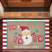 Santa Claus Personalisiert Monogram Fußmatte