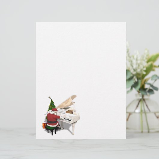 Santa Claus Pianist (Stehend Vorderseite)