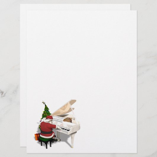 Santa Claus Pianist (Vorne/Hinten)