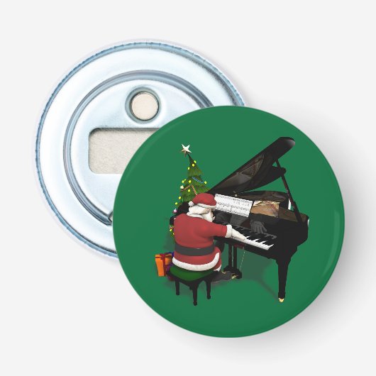 Santa Claus Piano Flaschenöffner (Vorderseite)